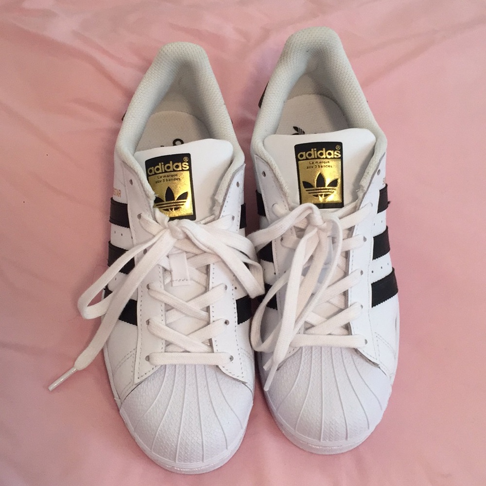 Black and White Superstar Adidas